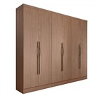 Guarda-roupa Casal Dinamarca 6 Portas 2 Gavetas Jequitibá - P