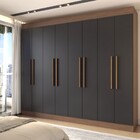 Guarda-roupa Casal Diplomata 8 Portas 4 Gavetas 100% Mdf Cast