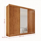 Guarda-roupa Casal Dortmund 3 Portas 4 Gavetas Com Espelho Ri