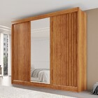 Guarda-roupa Casal Dortmund 3 Portas 4 Gavetas Com Espelho Ri
