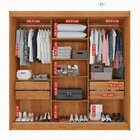 Guarda-roupa Casal Dortmund 3 Portas 4 Gavetas Com Espelho Ri
