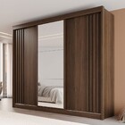 Guarda-roupa Casal Dortmund 3 Portas 4 Gavetas Com Espelho Ri