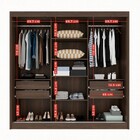Guarda-roupa Casal Dortmund 3 Portas 4 Gavetas Com Espelho Ri