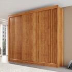 Guarda-roupa Casal Dortmund 3 Portas 4 Gavetas Ripado 100% Md