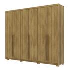 Guarda Roupa Casal Dubai Majestic 6 Portas - Vlr Móveis  Natu
