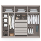 Guarda Roupa Casal Dubai Majestic Com Espelho 6 Portas Fendi