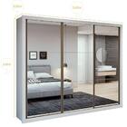 Guarda Roupa Casal E 3 Portas Lisboa Wemov Branco