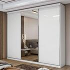 Guarda Roupa Casal E 3 Portas Milano Wemov Branco