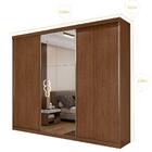 Guarda Roupa Casal E 3 Portas Milano Wemov Freijó