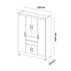 Guarda-roupa Casal Ecom Ii 6 Portas 2 Gavetas Demobile