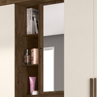 Guarda Roupa Casal Eldorado 5 Portas Castanho Wood Off White