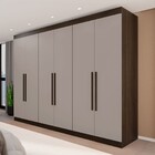 Guarda-roupa Casal Eldorado Premium 6 Portas 6 Gavetas  Savan