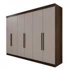 Guarda-roupa Casal Eldorado Premium 6 Portas 6 Gavetas  Savan