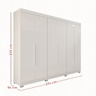 Guarda-roupa Casal Eldorado Premium 6 Portas 6 Gavetas Com Pé