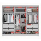 Guarda-roupa Casal Eldorado Premium 6 Portas 6 Gavetas Com Pé