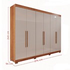 Guarda-roupa Casal Eldorado Premium 6 Portas 6 Gavetas Com Pé