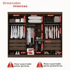 Guarda-roupa Casal Eldorado Premium 6 Portas 6 Gavetas Savana