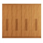 Guarda-roupa Casal Ele E Ela 8 Portas 8 Prateleiras Cinamomo