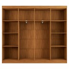 Guarda-roupa Casal Ele E Ela 8 Portas 8 Prateleiras Cinamomo/