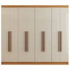 Guarda-roupa Casal Ele E Ela 8 Portas 8 Prateleiras Cinamomo/