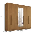 Guarda-roupa Casal Ele E Ela 8 Portas 8 Prateleiras Com Espel