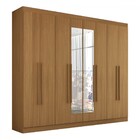 Guarda-roupa Casal Ele E Ela 8 Portas 8 Prateleiras Com Espel