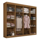 Guarda-roupa Casal Ele E Ela 8 Portas 8 Prateleiras Com Espel