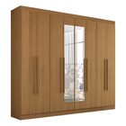 Guarda-roupa Casal Ele E Ela 8 Portas 8 Prateleiras Com Espel