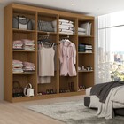 Guarda-roupa Casal Ele E Ela 8 Portas 8 Prateleiras Com Espel