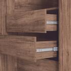 Guarda Roupa Casal Ele E Ela 8 Portas Jatobá/areia Com Espelh