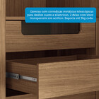 Guarda Roupa Casal Ele E Ela 8 Portas Jatobá Com Pés - Santos