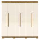 Guarda-roupa Casal Elegance 6 Portas - Vlr Móveis  Nature/cha