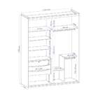 Guarda-roupa Casal Eleganza L 2 Pt 3 Gv Álamo