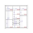 Guarda-roupa Casal Elus Com Espelho 3 Pt 3 Gv Branco E Native