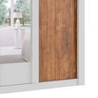 Guarda-roupa Casal Elus Com Espelho 3 Pt 3 Gv Branco E Native