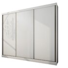 Guarda Roupa Casal Em Mdf 3 Portas 6 Gavetas Montreal  Branco