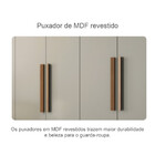 Guarda Roupa Casal Em Mdf 6 Portas Linea Novo Horizonte