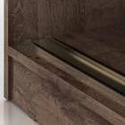 Guarda-roupa Casal Em Mdf Flex Color 3 Portas De Correr Espel