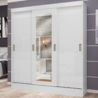Guarda-roupa Casal Emily 3 Portas De Correr Com Espelho 4301-