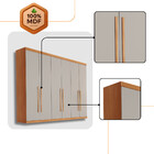 Guarda Roupa Casal Encanto 100 Mdf 6 Portas E 4 Gavetas Rufato