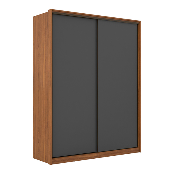 Guarda Roupa Casal Épico 2 Portas Deslizantes 3 Gavetas Amênd