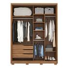 Guarda Roupa Casal Épico 2 Portas Flex Com 1 Espelho E Pés -