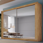 Guarda Roupa Casal Espelhado 2 Portas 4 Gavetas - Creta-amênd