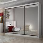 Guarda Roupa Casal Espelhado 3 Portas Deslizantes E 6 Gavetas