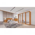 Guarda Roupa Casal Espelhado 6 Gavetas Palladio Ruby Móveis B