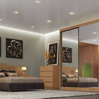 Guarda Roupa Casal Espelhado 8 Gavetas - Logan-cumaru - Móvei