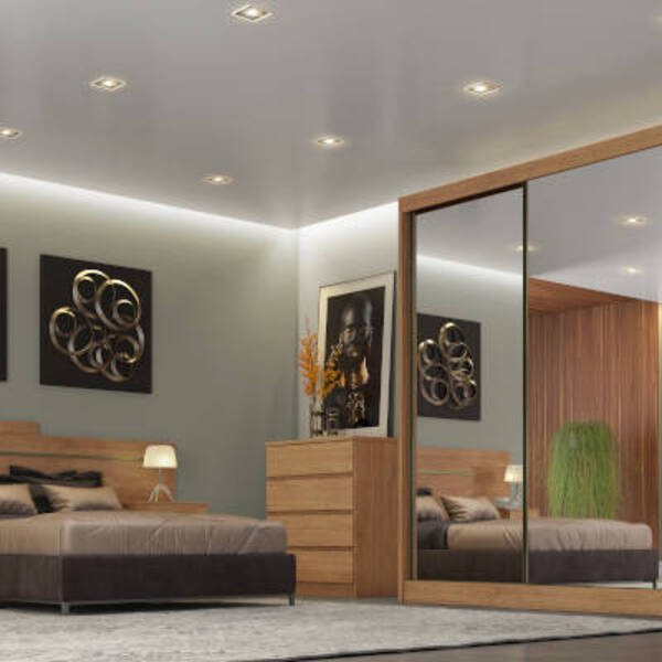 Guarda Roupa Casal Espelhado 8 Gavetas - Logan-cumaru - Móvei