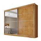 Guarda Roupa Casal Espelho 2 Portas De Correr 4 Gavetas Veron