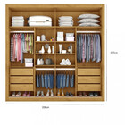 Guarda Roupa Casal Espelho 2 Portas Flex Servilha Made Marcs