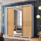 Guarda Roupa Casal Espelho 3 Portas 3 Gavetas Luminare Albatr